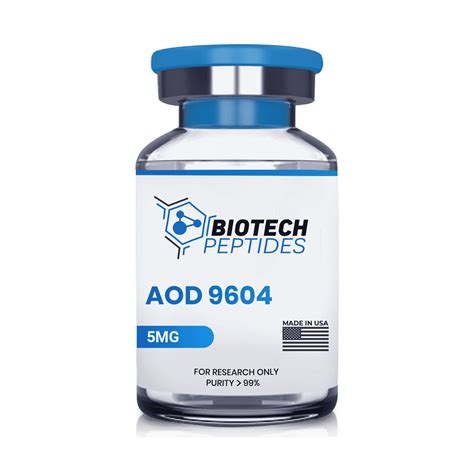 It enhances the functioning of beta-3 receptors. . Aod 9604 5mg reconstitution